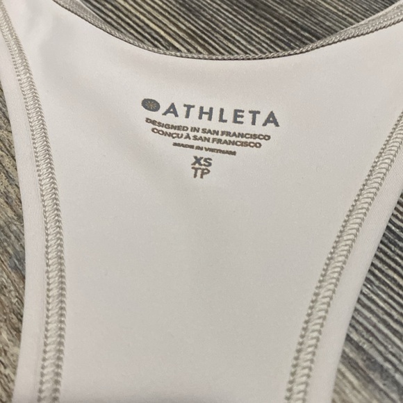 Athleta Beige Interval Tank Size XS - Picture 2 of 9